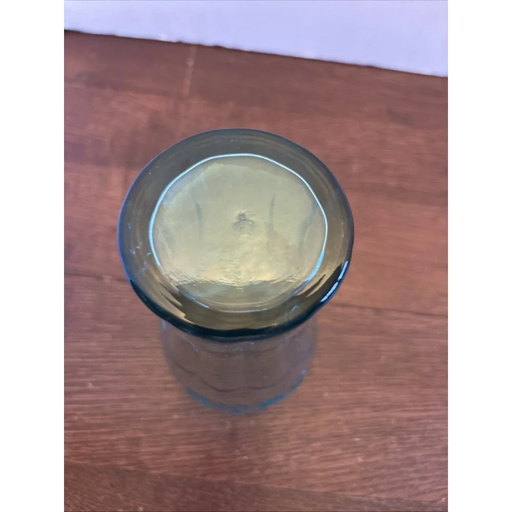 Libbey Glass 16 Oz Flat Tumbler Coca Cola Genuine Green 6
